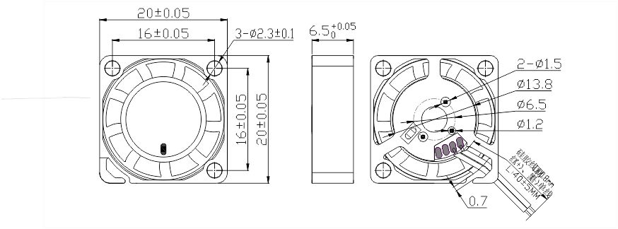 5v香蕉视频免费污版APP2006安装尺寸图 5v香蕉视频免费污版APP2006安装尺寸图